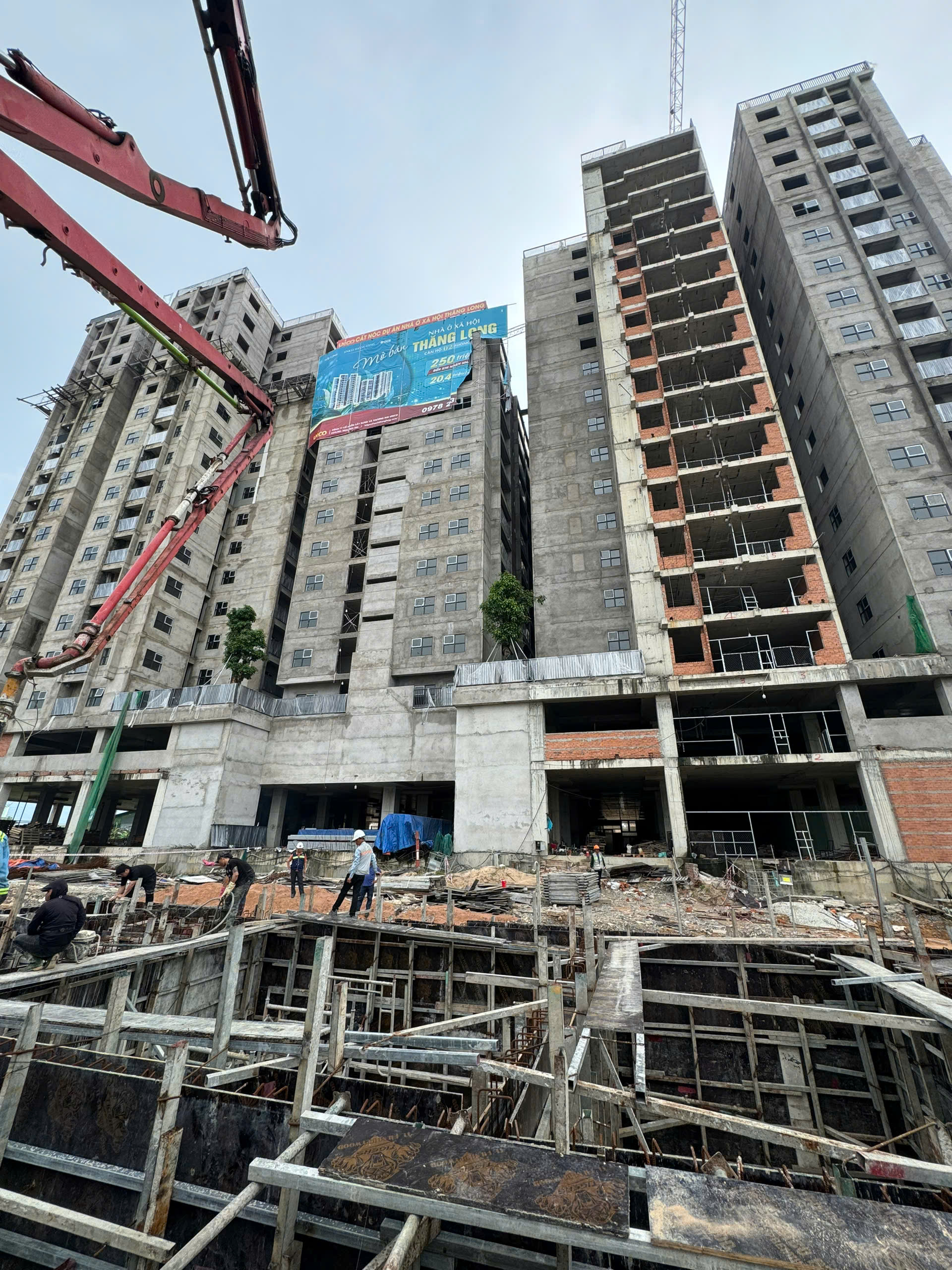 Cập nhật tiến độ dự án NOXH Thăng Long ngày 24/10/2025